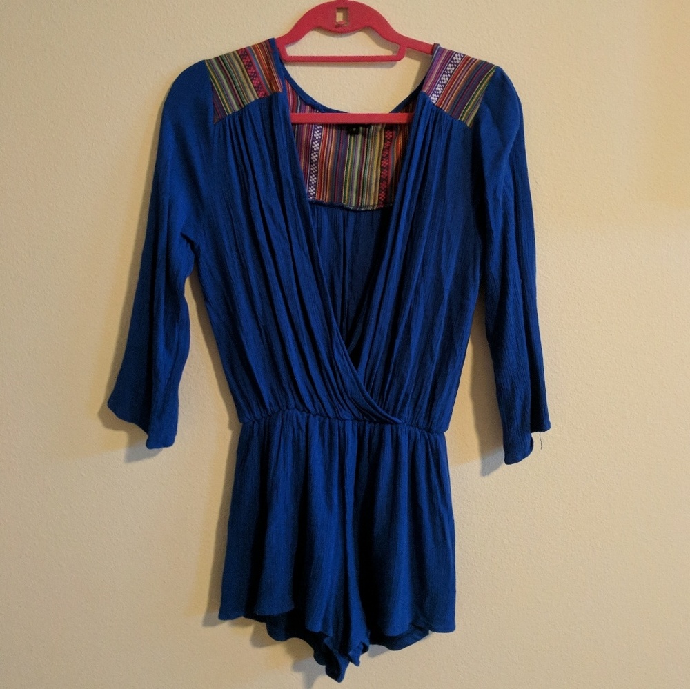 💲Long Sleeve Tribal Romper/Cover-up